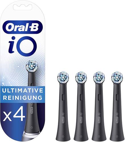 Oral-B iO CB-4 Aufsteckbürsten für elektrische Zahnbürste 4 St. Schwarz von Oral-B