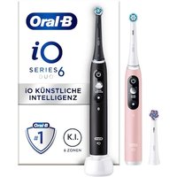 Oral-B iO Series 6 Duo Elektrische Zahnbürste Schwarz / Rosa von Oral-B