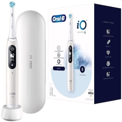 Oral-B iO Series 6N Elektrische Zahnbürste Weiß von Oral-B