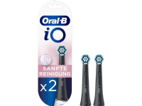 Oral-B iO Series Sanfte Reinigung Zahnbürstenköpfe – Schwarz – 2er-Pack von Oral-B