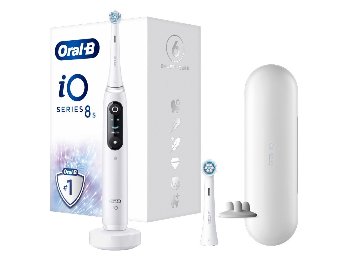Oral-B - iO8s - Weiße Elektrische Zahnbürste von Oral B