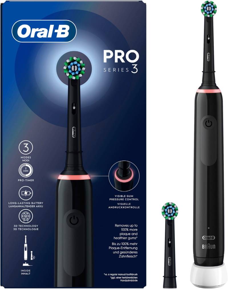 Pro 3 3000 Cross Action Elektrische Zahnbürste von Oral-B