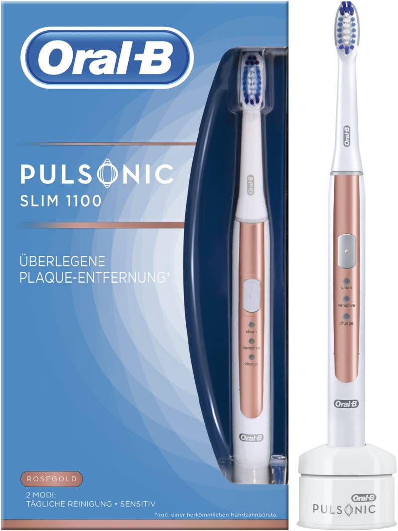 Pulsonic Slim 1100 Schallzahnbürste rosegold von Oral-B