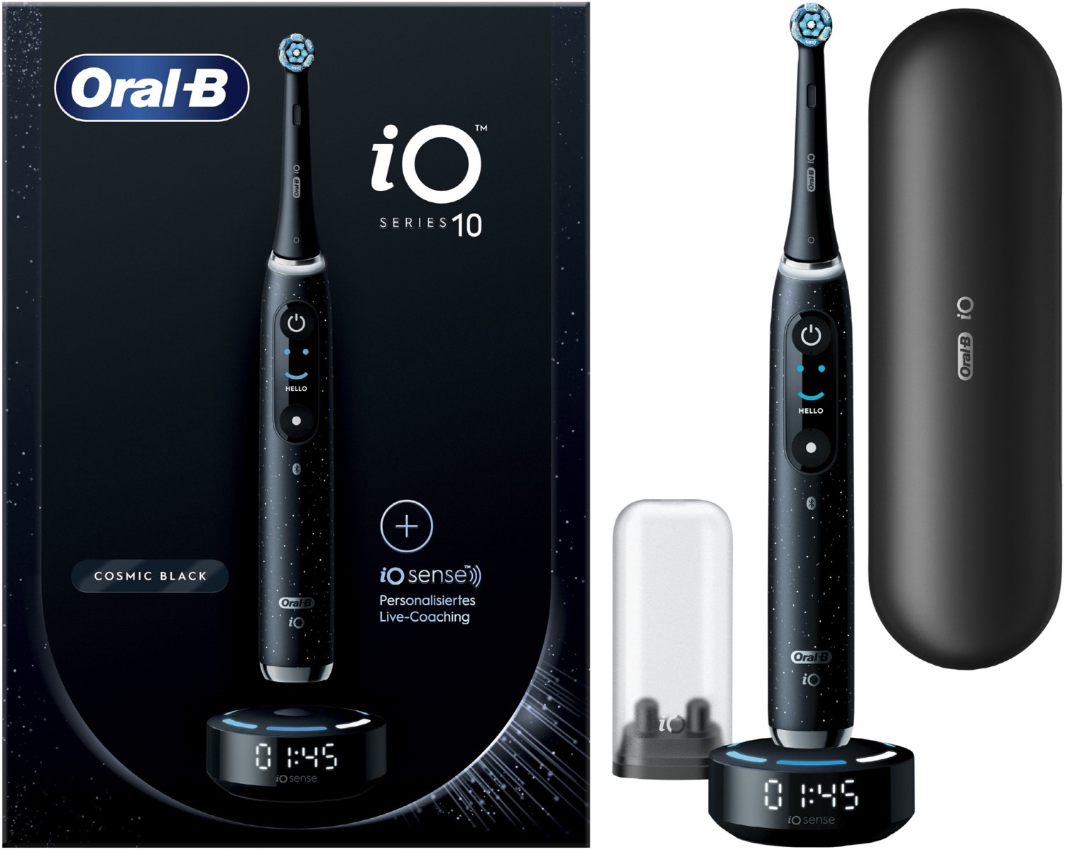 iO Series 10 Elektrische Zahnbürste cosmic black von Oral-B