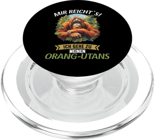 Orangutan Orang-Utans Orang-Utan PopSockets PopGrip für MagSafe von Orang-Utans Orang-Utan Tier Shop
