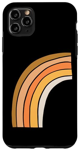 Boho Burnt Orange mit halbem Regenbogenmuster auf der Rückseite mit Leopardenmuster Hülle für iPhone 11 Pro Max Boho Burnt Orange mit halbem Regenbogenmuster auf der Rückseite mit Leopardenmuster Hülle für iPhone 11 Pro Max von Orange You Boho