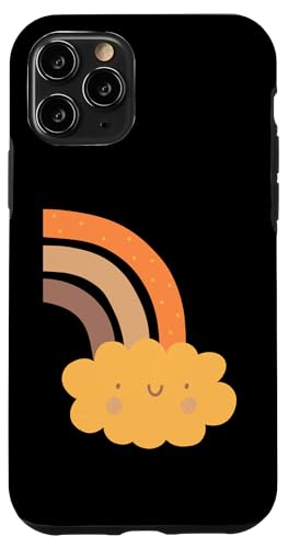 Boho Burnt Orange mit halbem Regenbogenmuster auf der Rückseite mit Leopardenmuster Hülle für iPhone 11 Pro Boho Burnt Orange mit halbem Regenbogenmuster auf der Rückseite mit Leopardenmuster Hülle für iPhone 11 Pro von Orange You Boho