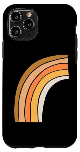 Boho Burnt Orange mit halbem Regenbogenmuster auf der Rückseite mit Leopardenmuster Hülle für iPhone 11 Pro Boho Burnt Orange mit halbem Regenbogenmuster auf der Rückseite mit Leopardenmuster Hülle für iPhone 11 Pro von Orange You Boho