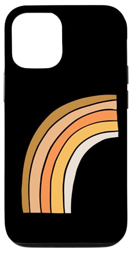 Boho Burnt Orange mit halbem Regenbogenmuster auf der Rückseite mit Leopardenmuster Hülle für iPhone 12/12 Pro Boho Burnt Orange mit halbem Regenbogenmuster auf der Rückseite mit Leopardenmuster Hülle für iPhone 12/12 Pro von Orange You Boho