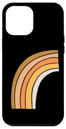 Boho Burnt Orange mit halbem Regenbogenmuster auf der Rückseite mit Leopardenmuster Hülle für iPhone 12 Pro Max Boho Burnt Orange mit halbem Regenbogenmuster auf der Rückseite mit Leopardenmuster Hülle für iPhone 12 Pro Max von Orange You Boho