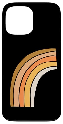 Boho Burnt Orange mit halbem Regenbogenmuster auf der Rückseite mit Leopardenmuster Hülle für iPhone 13 Pro Max Boho Burnt Orange mit halbem Regenbogenmuster auf der Rückseite mit Leopardenmuster Hülle für iPhone 13 Pro Max von Orange You Boho