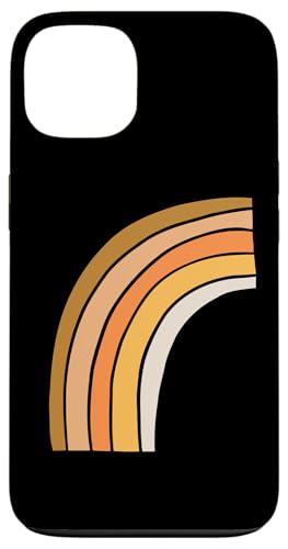 Boho Burnt Orange mit halbem Regenbogenmuster auf der Rückseite mit Leopardenmuster Hülle für iPhone 13 Boho Burnt Orange mit halbem Regenbogenmuster auf der Rückseite mit Leopardenmuster Hülle für iPhone 13 von Orange You Boho
