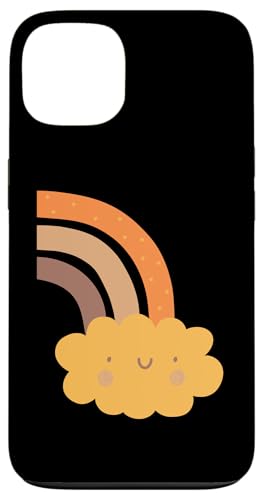 Boho Burnt Orange mit halbem Regenbogenmuster auf der Rückseite mit Leopardenmuster Hülle für iPhone 13 Boho Burnt Orange mit halbem Regenbogenmuster auf der Rückseite mit Leopardenmuster Hülle für iPhone 13 von Orange You Boho