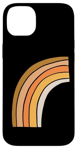 Boho Burnt Orange mit halbem Regenbogenmuster auf der Rückseite mit Leopardenmuster Hülle für iPhone 14 Plus Boho Burnt Orange mit halbem Regenbogenmuster auf der Rückseite mit Leopardenmuster Hülle für iPhone 14 Plus von Orange You Boho
