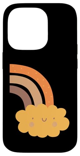 Boho Burnt Orange mit halbem Regenbogenmuster auf der Rückseite mit Leopardenmuster Hülle für iPhone 14 Pro Boho Burnt Orange mit halbem Regenbogenmuster auf der Rückseite mit Leopardenmuster Hülle für iPhone 14 Pro von Orange You Boho