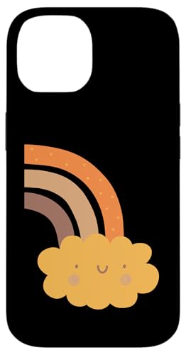 Boho Burnt Orange mit halbem Regenbogenmuster auf der Rückseite mit Leopardenmuster Hülle für iPhone 14 Boho Burnt Orange mit halbem Regenbogenmuster auf der Rückseite mit Leopardenmuster Hülle für iPhone 14 von Orange You Boho