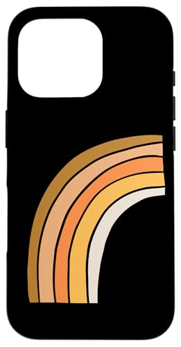Boho Burnt Orange mit halbem Regenbogenmuster auf der Rückseite mit Leopardenmuster Hülle für iPhone 16 Pro Boho Burnt Orange mit halbem Regenbogenmuster auf der Rückseite mit Leopardenmuster Hülle für iPhone 16 Pro von Orange You Boho