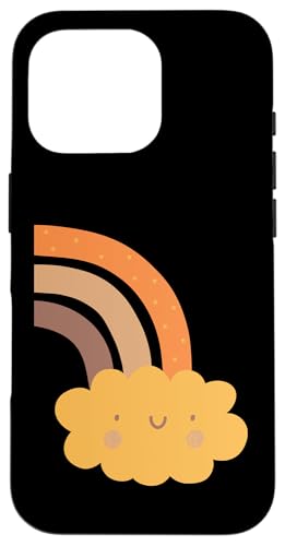 Boho Burnt Orange mit halbem Regenbogenmuster auf der Rückseite mit Leopardenmuster Hülle für iPhone 16 Pro Boho Burnt Orange mit halbem Regenbogenmuster auf der Rückseite mit Leopardenmuster Hülle für iPhone 16 Pro von Orange You Boho