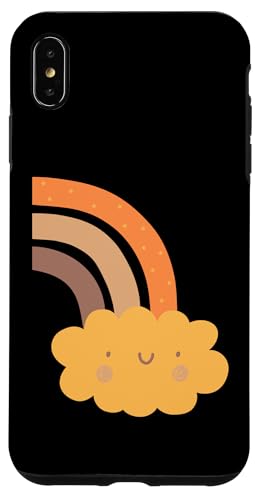 Boho Burnt Orange mit halbem Regenbogenmuster auf der Rückseite mit Leopardenmuster Hülle für iPhone XS Max Boho Burnt Orange mit halbem Regenbogenmuster auf der Rückseite mit Leopardenmuster Hülle für iPhone XS Max von Orange You Boho