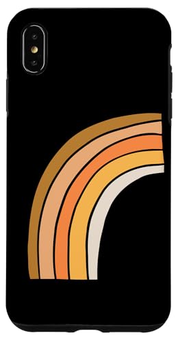 Boho Burnt Orange mit halbem Regenbogenmuster auf der Rückseite mit Leopardenmuster Hülle für iPhone XS Max Boho Burnt Orange mit halbem Regenbogenmuster auf der Rückseite mit Leopardenmuster Hülle für iPhone XS Max von Orange You Boho