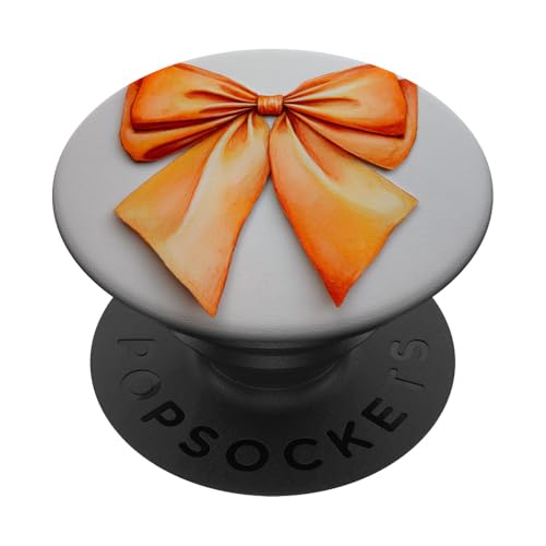 Girly | Schleife in Aquarell | Kokette | Ästhetische orange Schleife PopSockets Klebender PopGrip Girly | Schleife in Aquarell | Kokette | Ästhetische orange Schleife PopSockets Klebender PopGrip von Orange cute theme