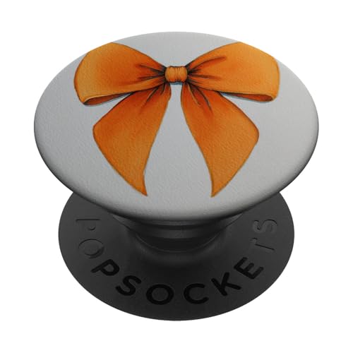 Girly | Schleife in Aquarell | Kokette | Ästhetische orange Schleife PopSockets Klebender PopGrip Girly | Schleife in Aquarell | Kokette | Ästhetische orange Schleife PopSockets Klebender PopGrip von Orange cute theme