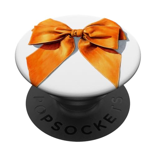 Girly | Schleife in Aquarell | Kokette | Ästhetische orange Schleife PopSockets Klebender PopGrip Girly | Schleife in Aquarell | Kokette | Ästhetische orange Schleife PopSockets Klebender PopGrip von Orange cute theme