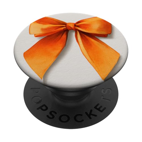 Girly | Schleife in Aquarell | Kokette | Ästhetische orange Schleife PopSockets Klebender PopGrip Girly | Schleife in Aquarell | Kokette | Ästhetische orange Schleife PopSockets Klebender PopGrip von Orange cute theme
