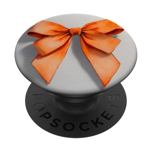 Girly | Schleife in Aquarell | Kokette | Ästhetische orange Schleife PopSockets Klebender PopGrip Girly | Schleife in Aquarell | Kokette | Ästhetische orange Schleife PopSockets Klebender PopGrip von Orange cute theme