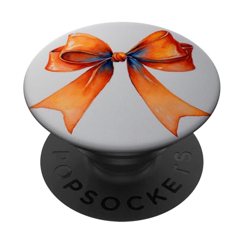 Girly | Schleife in Aquarell | Kokette | Ästhetische orange Schleife PopSockets Klebender PopGrip Girly | Schleife in Aquarell | Kokette | Ästhetische orange Schleife PopSockets Klebender PopGrip von Orange cute theme