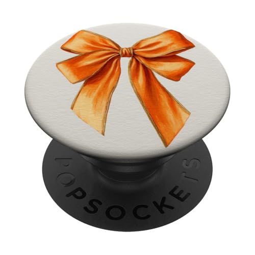 Girly | Schleife in Aquarell | Kokette | Ästhetische orange Schleife PopSockets Klebender PopGrip Girly | Schleife in Aquarell | Kokette | Ästhetische orange Schleife PopSockets Klebender PopGrip von Orange cute theme