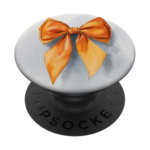 Girly | Schleife in Aquarell | Kokette | Ästhetische orange Schleife PopSockets Klebender PopGrip Girly | Schleife in Aquarell | Kokette | Ästhetische orange Schleife PopSockets Klebender PopGrip von Orange cute theme