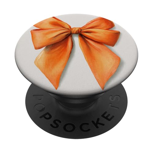 Girly | Schleife in Aquarell | Kokette | Ästhetische orange Schleife PopSockets Klebender PopGrip Girly | Schleife in Aquarell | Kokette | Ästhetische orange Schleife PopSockets Klebender PopGrip von Orange cute theme