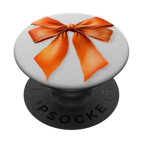 Girly | Schleife in Aquarell | Kokette | Ästhetische orange Schleife PopSockets Klebender PopGrip Girly | Schleife in Aquarell | Kokette | Ästhetische orange Schleife PopSockets Klebender PopGrip von Orange cute theme