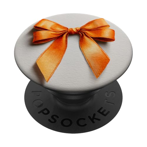 Girly | Schleife in Aquarell | Kokette | Ästhetische orange Schleife PopSockets Klebender PopGrip Girly | Schleife in Aquarell | Kokette | Ästhetische orange Schleife PopSockets Klebender PopGrip von Orange cute theme