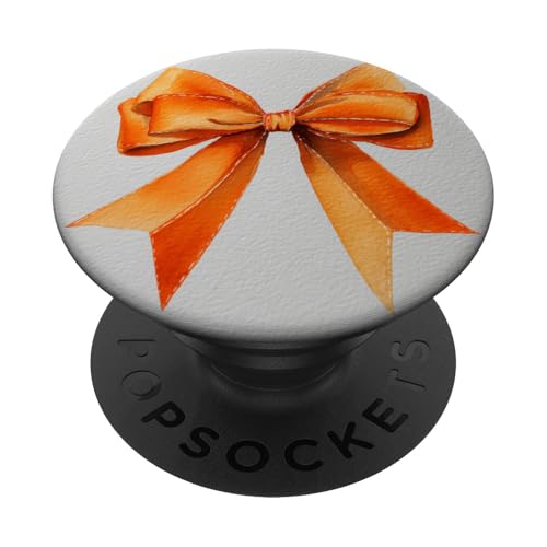 Girly | Schleife in Aquarell | Kokette | Ästhetische orange Schleife PopSockets Klebender PopGrip Girly | Schleife in Aquarell | Kokette | Ästhetische orange Schleife PopSockets Klebender PopGrip von Orange cute theme