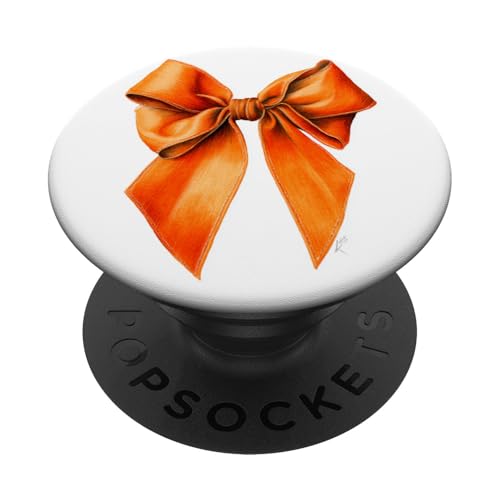 Girly | Schleife in Aquarell | Kokette | Ästhetische orange Schleife PopSockets Klebender PopGrip Girly | Schleife in Aquarell | Kokette | Ästhetische orange Schleife PopSockets Klebender PopGrip von Orange cute theme