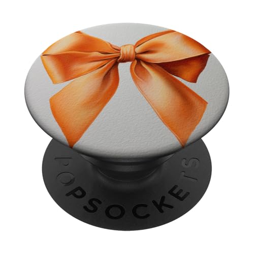Girly | Schleife in Aquarell | Kokette | Ästhetische orange Schleife PopSockets Klebender PopGrip Girly | Schleife in Aquarell | Kokette | Ästhetische orange Schleife PopSockets Klebender PopGrip von Orange cute theme