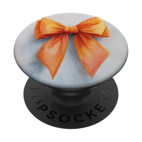 Girly | Schleife in Aquarell | Kokette | Ästhetische orange Schleife PopSockets Klebender PopGrip Girly | Schleife in Aquarell | Kokette | Ästhetische orange Schleife PopSockets Klebender PopGrip von Orange cute theme
