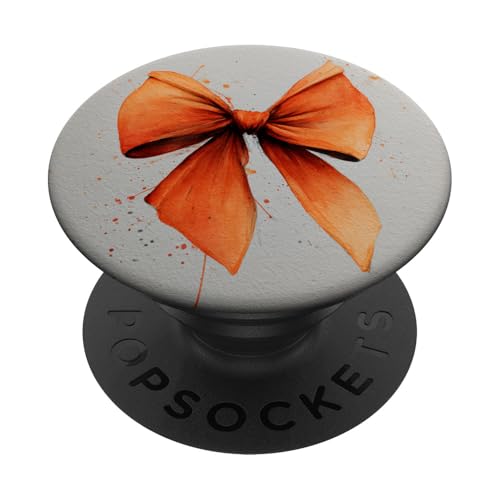 Girly | Schleife in Aquarell | Kokette | Ästhetische orange Schleife PopSockets Klebender PopGrip Girly | Schleife in Aquarell | Kokette | Ästhetische orange Schleife PopSockets Klebender PopGrip von Orange cute theme