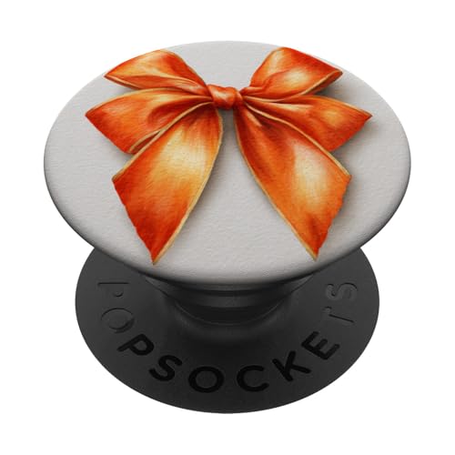 Girly | Schleife in Aquarell | Kokette | Ästhetische orange Schleife PopSockets Klebender PopGrip Girly | Schleife in Aquarell | Kokette | Ästhetische orange Schleife PopSockets Klebender PopGrip von Orange cute theme