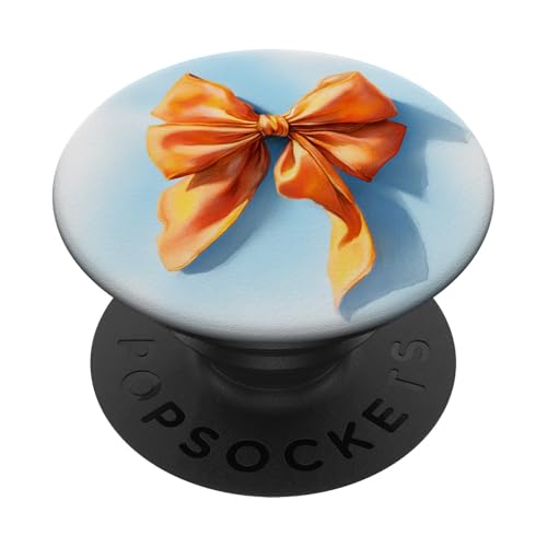 Girly | Schleife in Aquarell | Kokette | Ästhetische orange Schleife PopSockets Klebender PopGrip Girly | Schleife in Aquarell | Kokette | Ästhetische orange Schleife PopSockets Klebender PopGrip von Orange cute theme