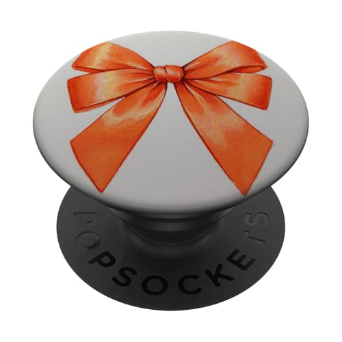 Girly | Schleife in Aquarell | Kokette | Ästhetische orange Schleife PopSockets Klebender PopGrip Girly | Schleife in Aquarell | Kokette | Ästhetische orange Schleife PopSockets Klebender PopGrip von Orange cute theme