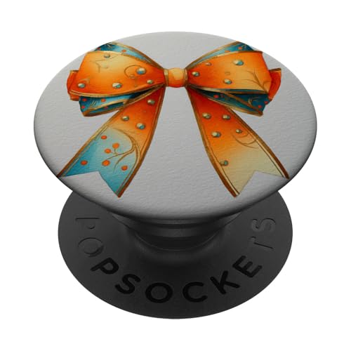 Girly | Schleife in Aquarell | Kokette | Ästhetische orange Schleife PopSockets Klebender PopGrip Girly | Schleife in Aquarell | Kokette | Ästhetische orange Schleife PopSockets Klebender PopGrip von Orange cute theme