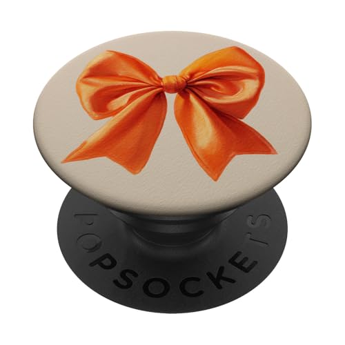 Girly | Schleife in Aquarell | Kokette | Ästhetische orange Schleife PopSockets Klebender PopGrip Girly | Schleife in Aquarell | Kokette | Ästhetische orange Schleife PopSockets Klebender PopGrip von Orange cute theme
