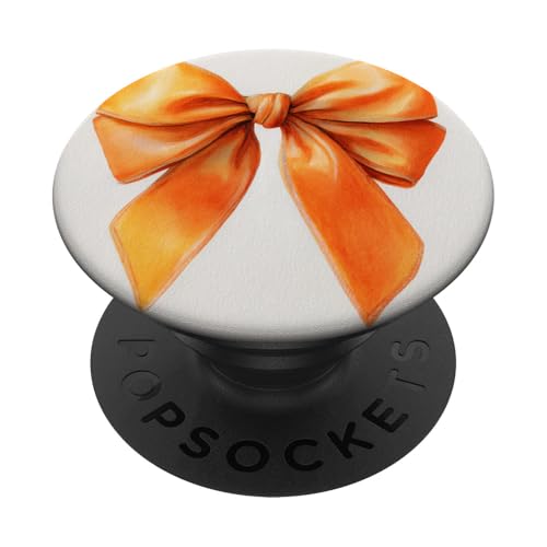 Girly | Schleife in Aquarell | Kokette | Ästhetische orange Schleife PopSockets Klebender PopGrip Girly | Schleife in Aquarell | Kokette | Ästhetische orange Schleife PopSockets Klebender PopGrip von Orange cute theme