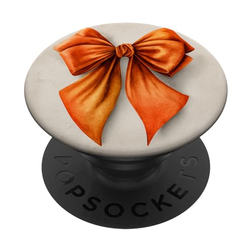 Girly | Schleife in Aquarell | Kokette | Ästhetische orange Schleife PopSockets Klebender PopGrip Girly | Schleife in Aquarell | Kokette | Ästhetische orange Schleife PopSockets Klebender PopGrip von Orange cute theme