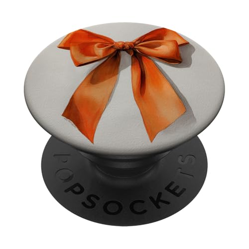 Girly | Schleife in Aquarell | Kokette | Ästhetische orange Schleife PopSockets Klebender PopGrip Girly | Schleife in Aquarell | Kokette | Ästhetische orange Schleife PopSockets Klebender PopGrip von Orange cute theme