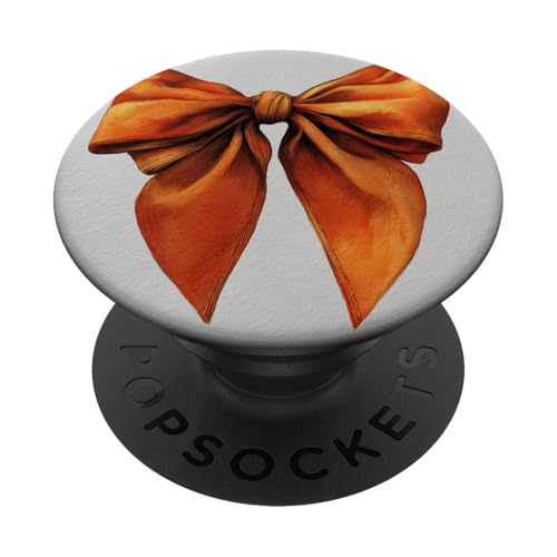 Girly | Schleife in Aquarell | Kokette | Ästhetische orange Schleife PopSockets Klebender PopGrip Girly | Schleife in Aquarell | Kokette | Ästhetische orange Schleife PopSockets Klebender PopGrip von Orange cute theme