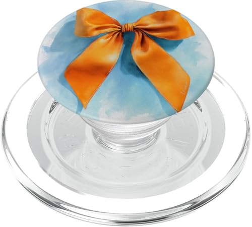 Girly | Schleife in Aquarell | Kokette | Ästhetische orange Schleife PopSockets PopGrip für MagSafe Girly | Schleife in Aquarell | Kokette | Ästhetische orange Schleife PopSockets PopGrip für MagSafe von Orange cute theme